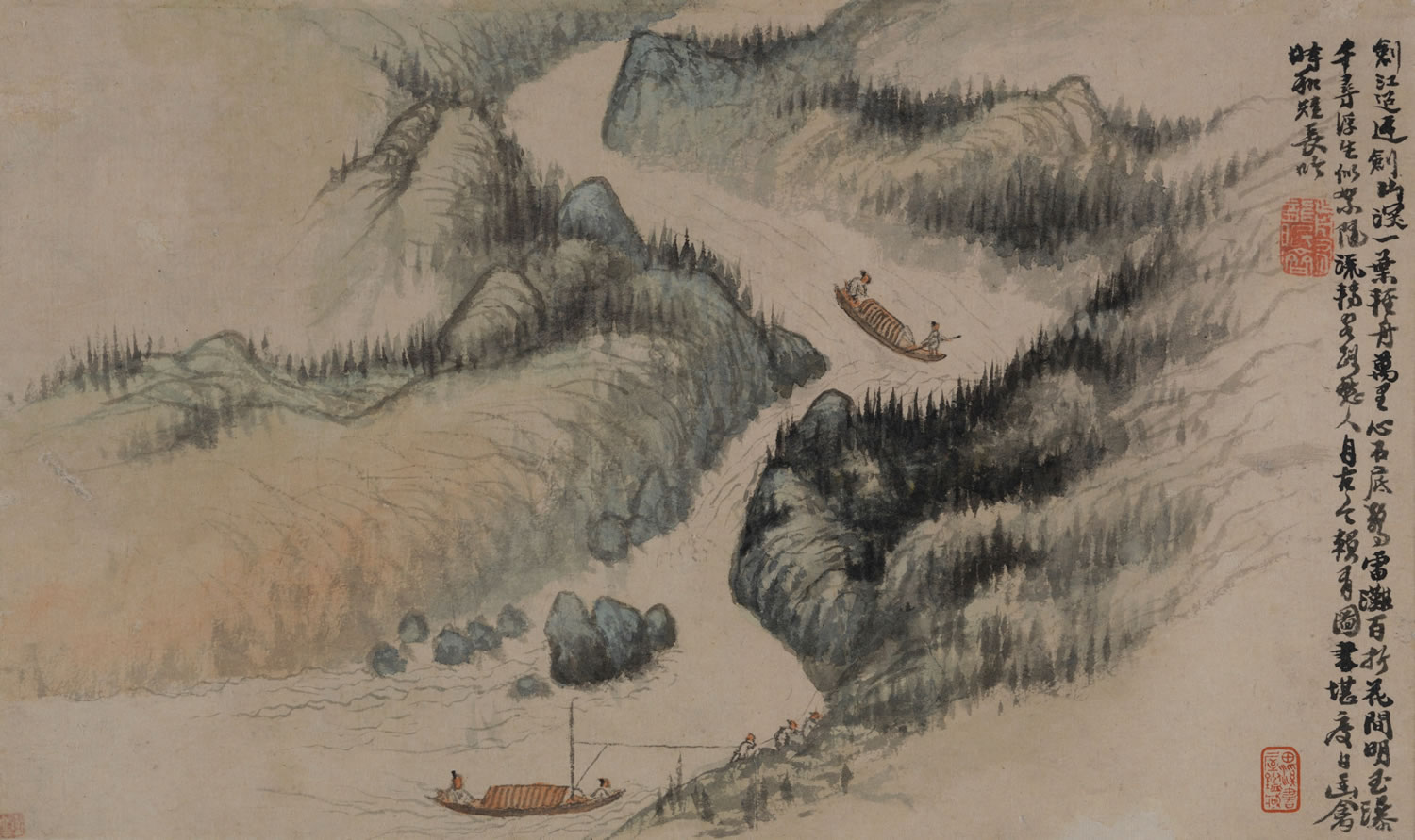 Landscapes depicting poems of Huang Yanlü