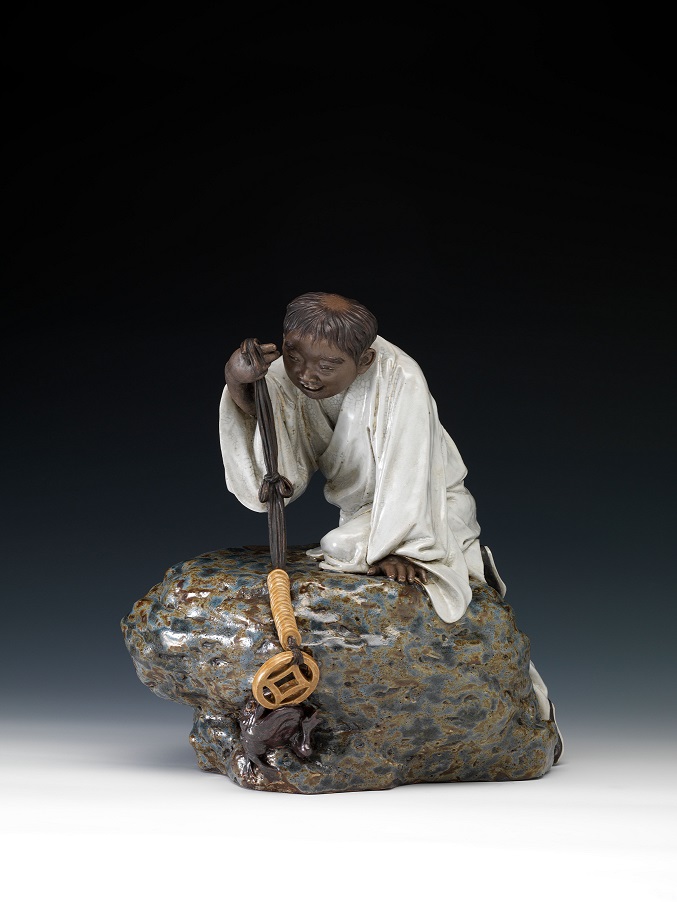 石灣窰劉海戲蟾