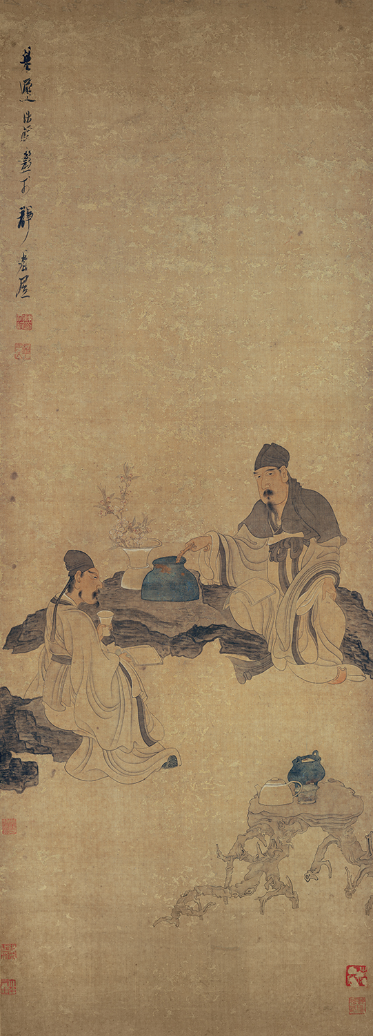 Chen Hongshou (1598 – 1652) Versifying under the influence of wine