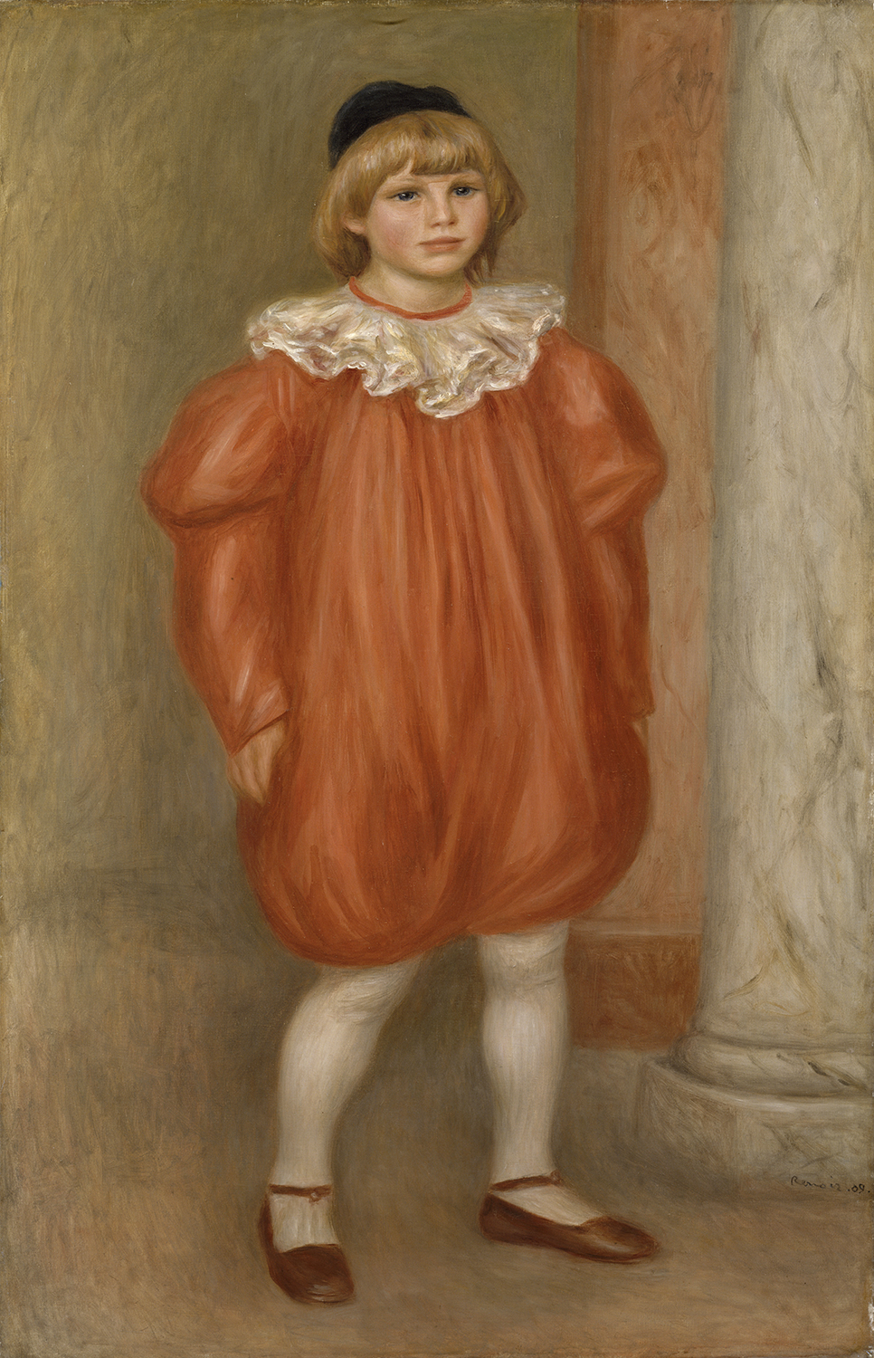 Claude Renoir in Clown Costume