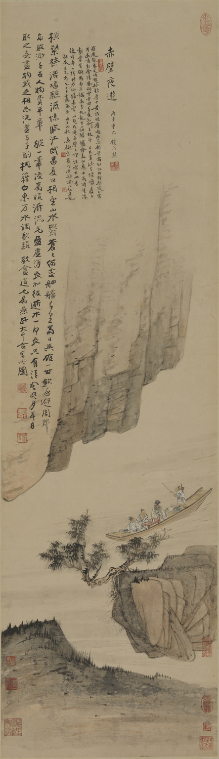 赤壁夜遊圖