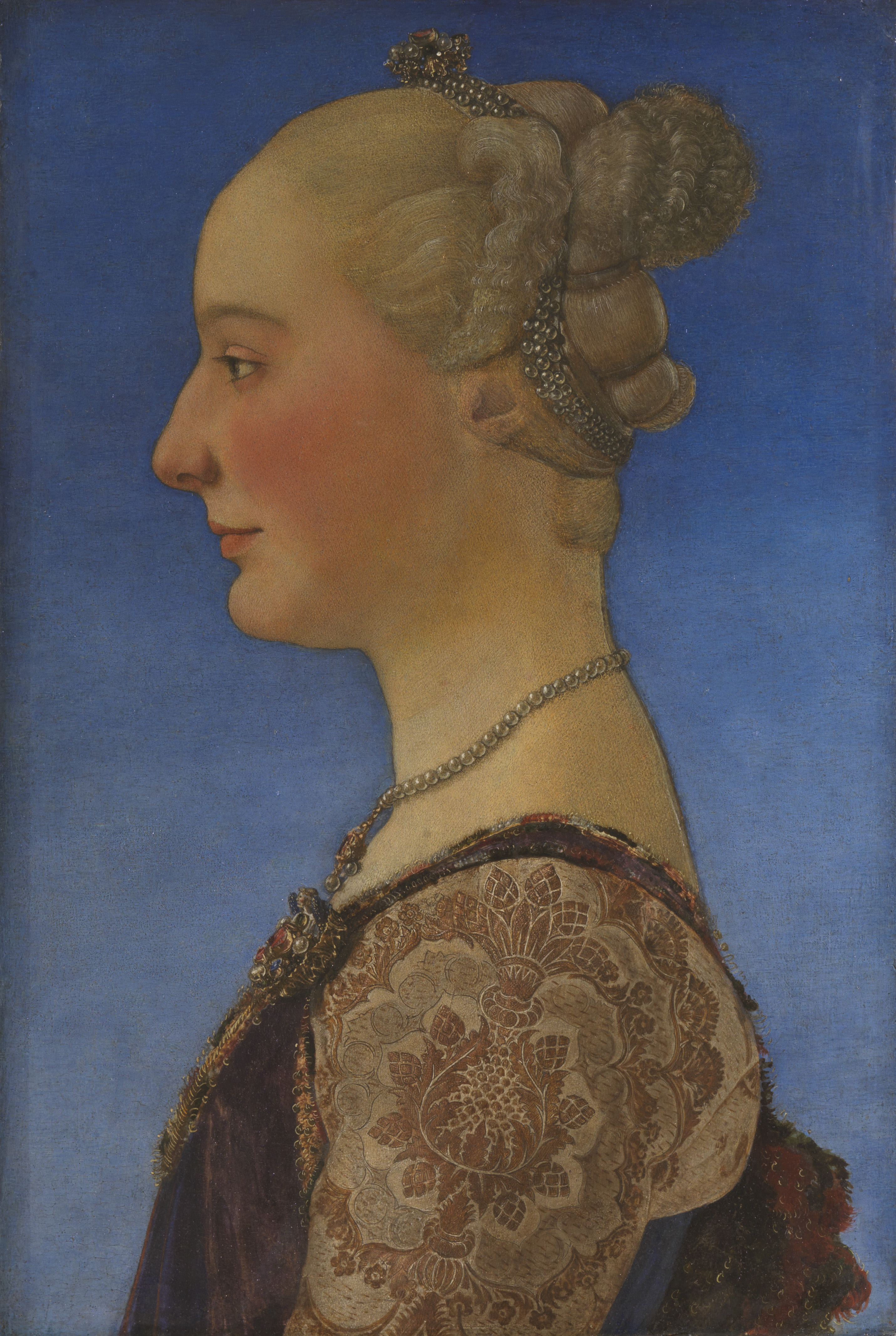 Piero Benci, known as Piero del Pollaiolo (Florence, 1441 – Rome, 1496)<br> Portrait of a Young Woman