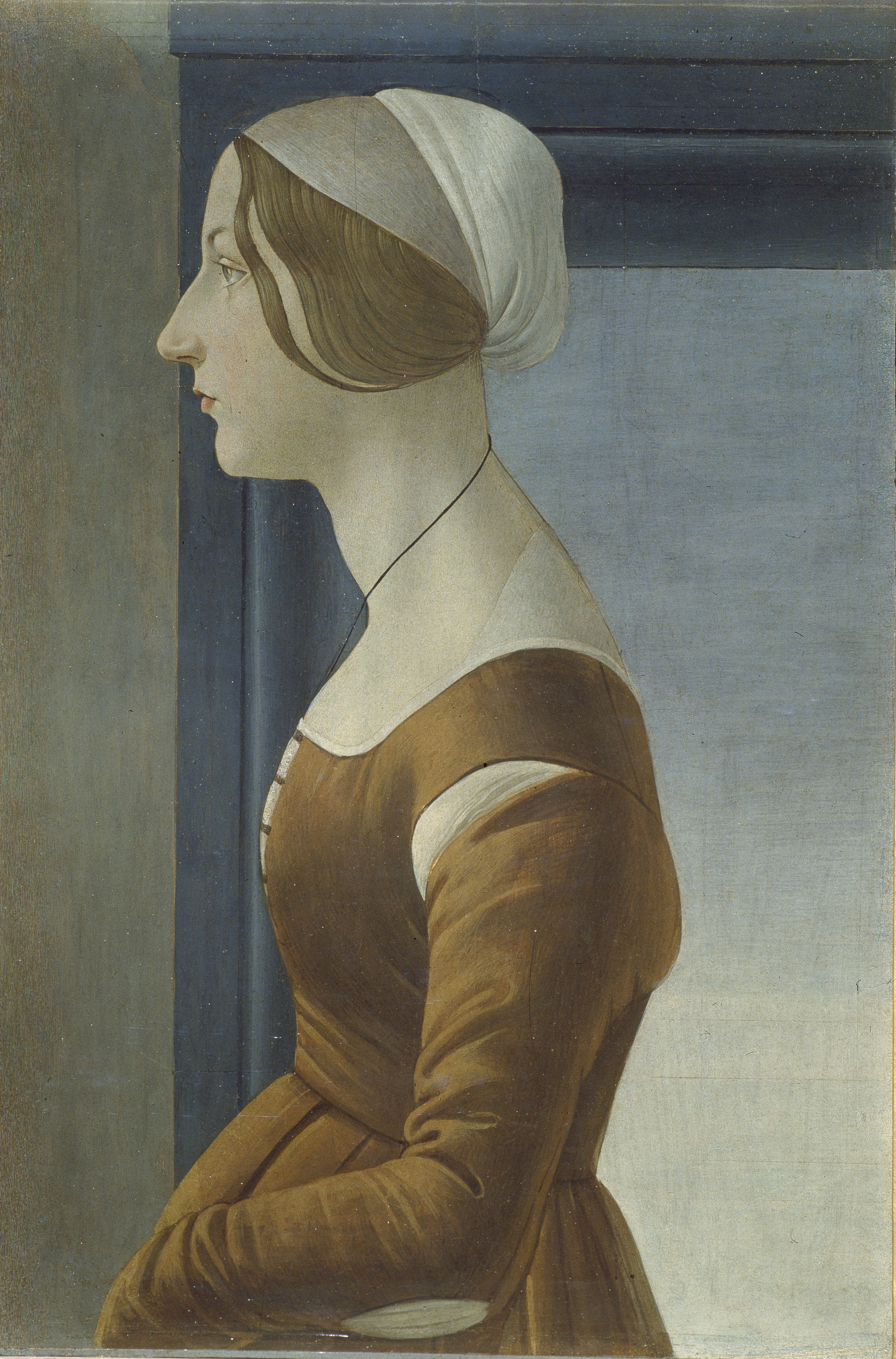Alessandro Filipepi, known as Sandro Botticelli (Florence, 1445 – 1510)<br> Portrait of a Young Woman (Simonetta Vespucci)