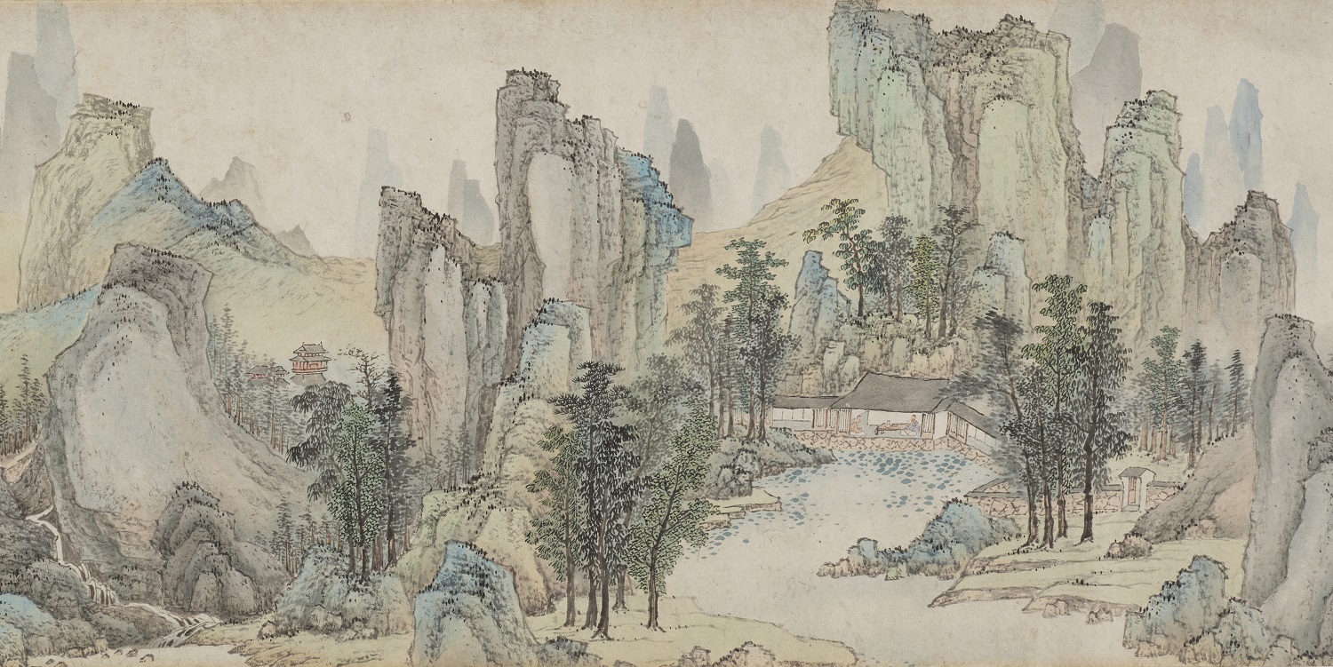高簡（1635 – 1713）<br> 江山不盡圖