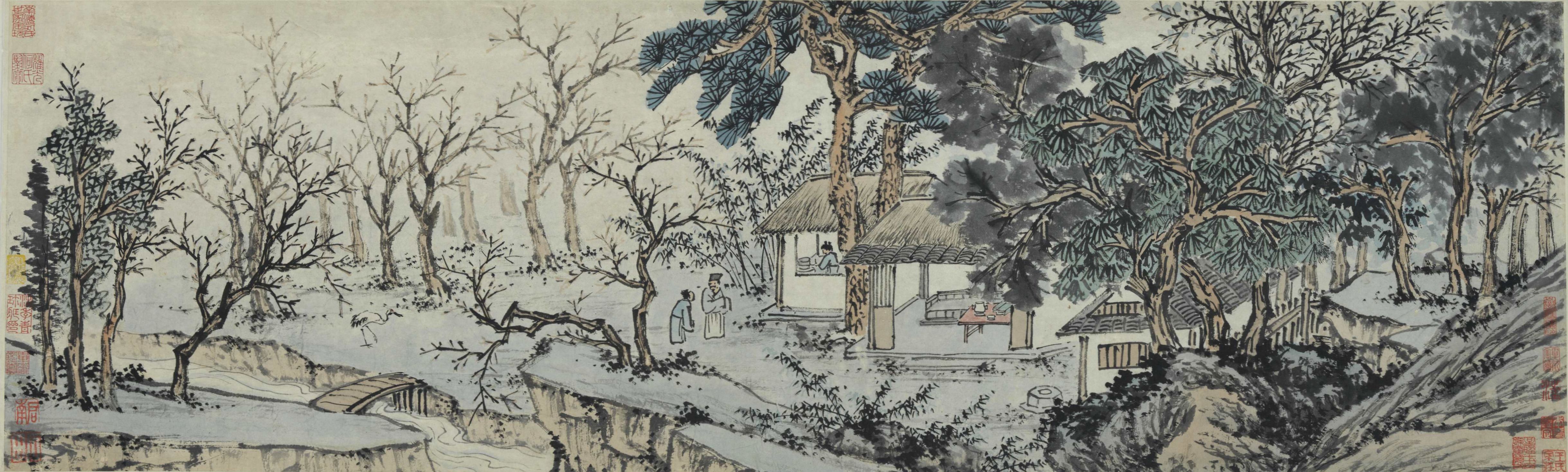 Shen Zhou (1427 – 1509)<br> Hall of Preserving Confucianism