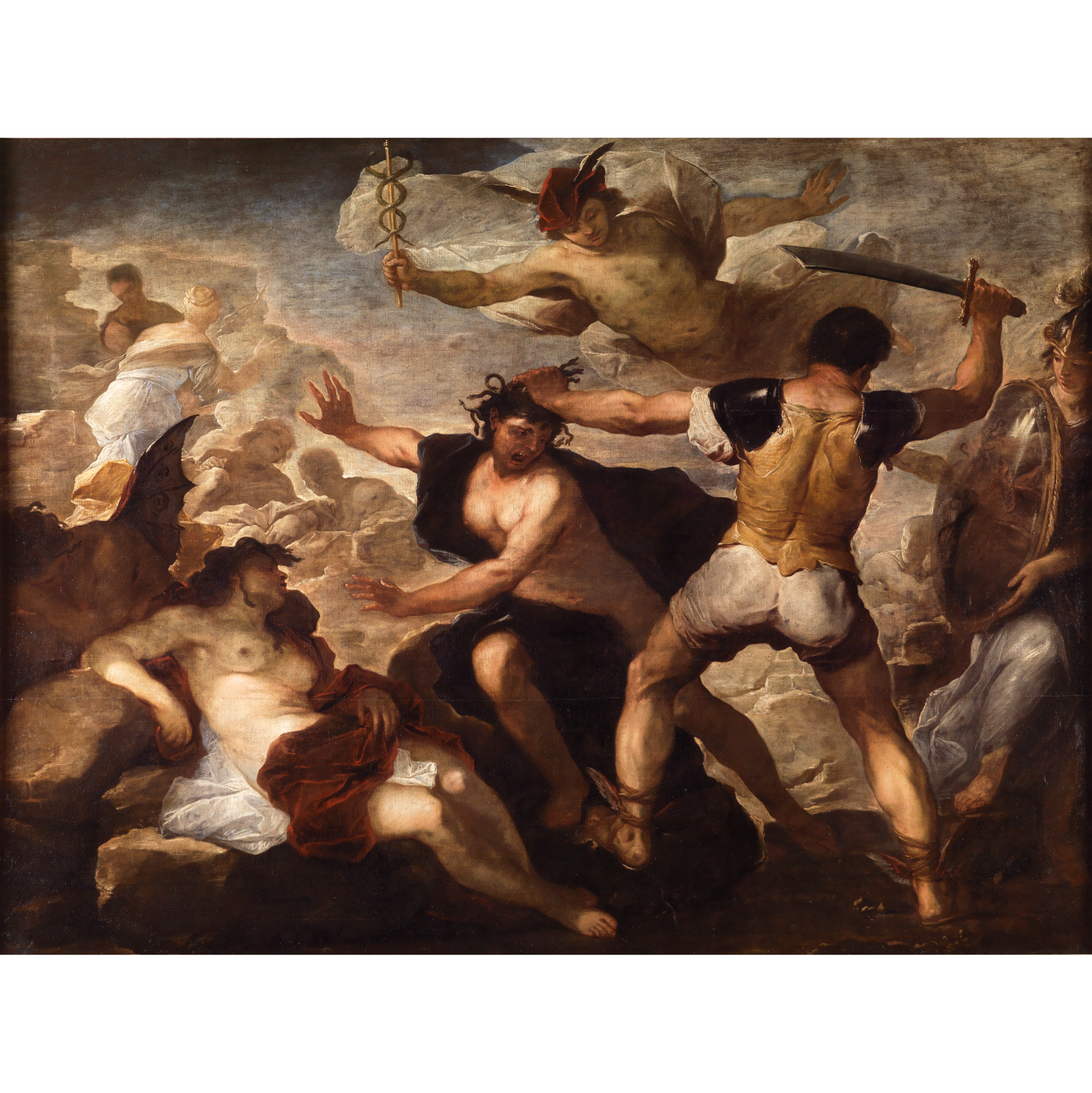 Luca Giordano<br>(Naples, 1634 – 1705)<br> Perseus and Medusa