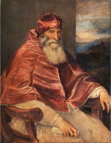 Portrait of Pope Paul III with the Camauro