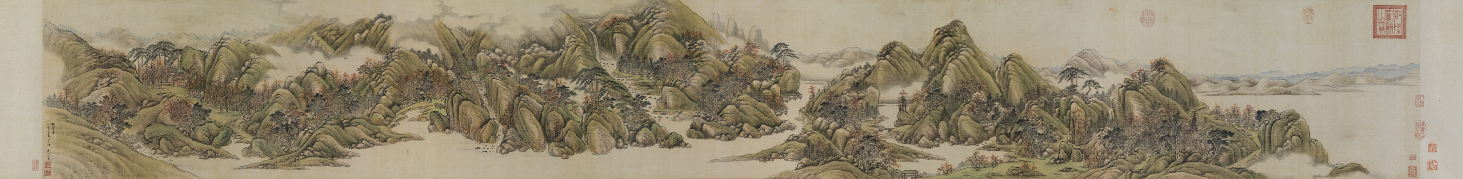 唐岱 (1673 – 1751後)<br> 秋山不老圖